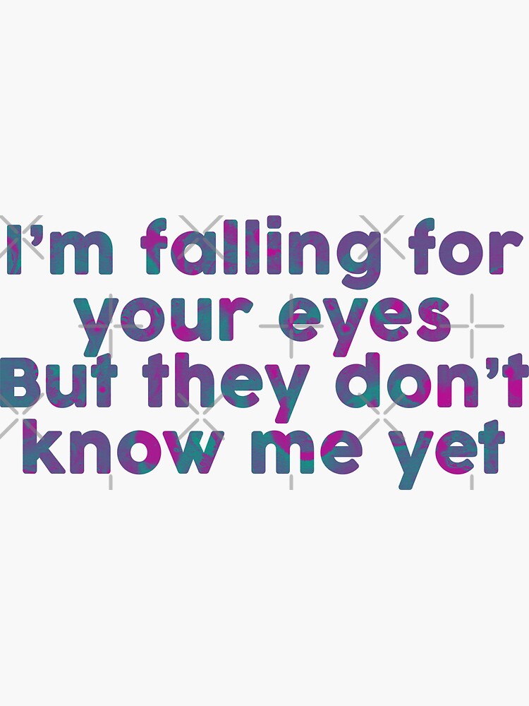 Kiss Me lyrics Sticker