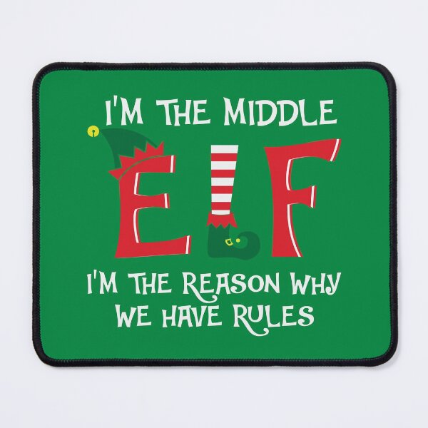 Item preview, Im the Middle Elf Funny Matching Family Christmas designed and sold by KrisSidDesigns.
