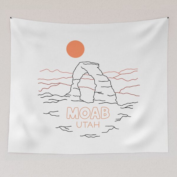 Item preview, Moab Utah Line Art designed and sold by ethnicdrawing.
