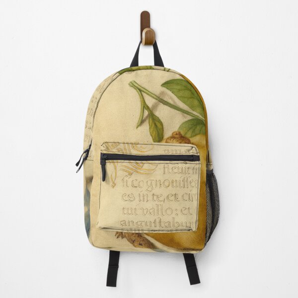 Item preview, Naturalist Manuscript Fruit, Plant and Animal Illumination: Periwinkle, Apple, and Lizard by Joris Hoefnagel  designed and sold by Naturalist Prints.