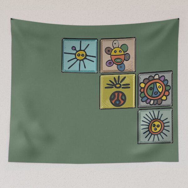 Item preview, Taino Suns Symbols Sketch designed and sold by SoLunAgua ..