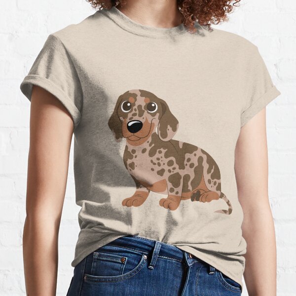 Weiner Dog Las Vegas Brand Have You Seen My Weiner SMALL Beige T-Shirt