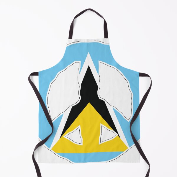 Item preview, Peace Sign St Lucia National Flag designed and sold by IdentiTee Studios.