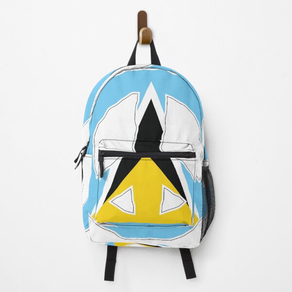 Item preview, Peace Sign St Lucia National Flag designed and sold by IdentiTee Studios.