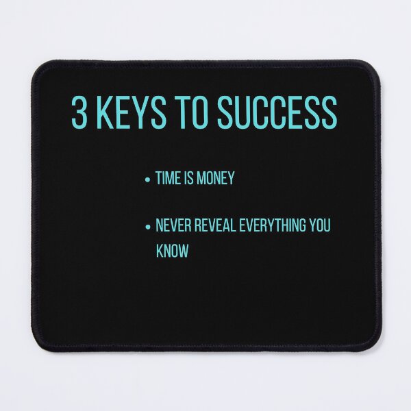 Item preview, 3 Keys to Success designed and sold by QLityProducts.