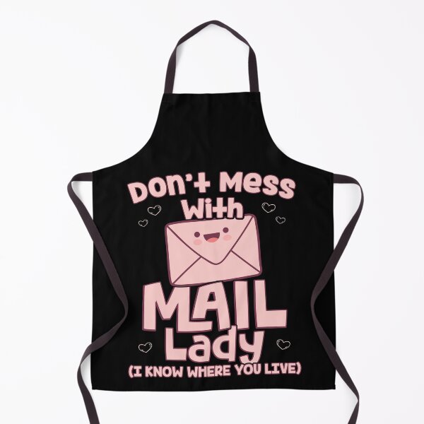 Item preview, Womens Don't Mess With Mail Lady Funny Mailwoman Work graphic designed and sold by theodoros20.