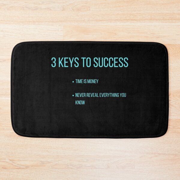 Item preview, 3 Keys to Success designed and sold by QLityProducts.