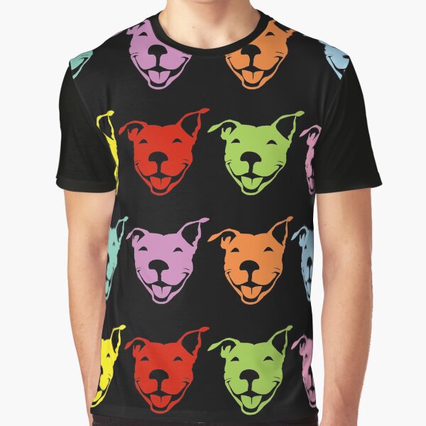 Item preview, Smiling American Pit Bull Terrier  | NickerStickers® on Redbubble designed and sold by NickerStickers.