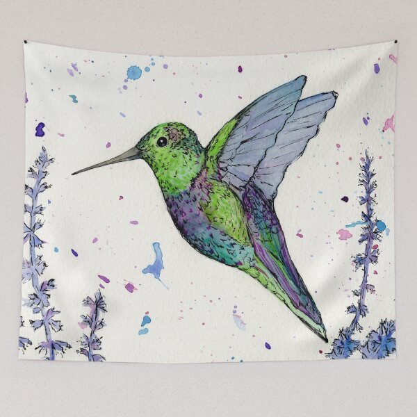 Item preview, Lavender Hummingbird designed and sold by ShaunaMcc.