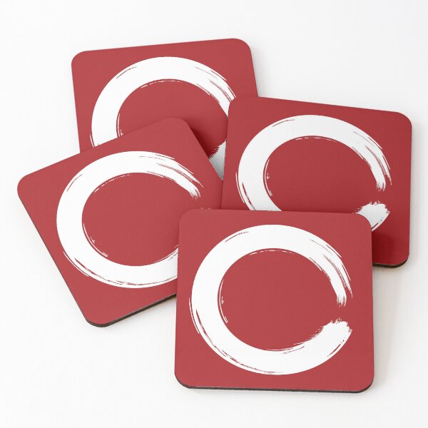 Item preview, Red Creative Enso Circle - Zen Calligraphy designed and sold by Creativeenso.