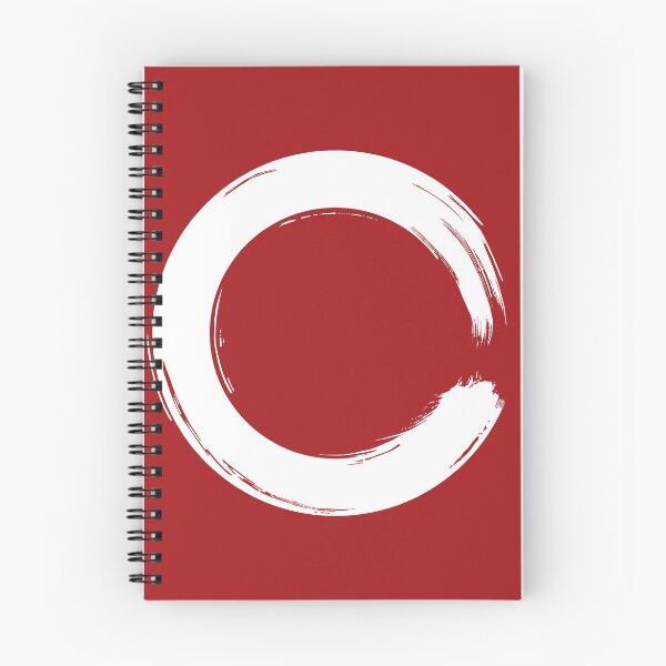 Item preview, Red Creative Enso Circle - Zen Calligraphy designed and sold by Creativeenso.