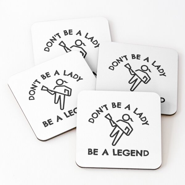 Item preview, Lacrosse: Don't be a lady be a legend designed and sold by TheGreenGoat.
