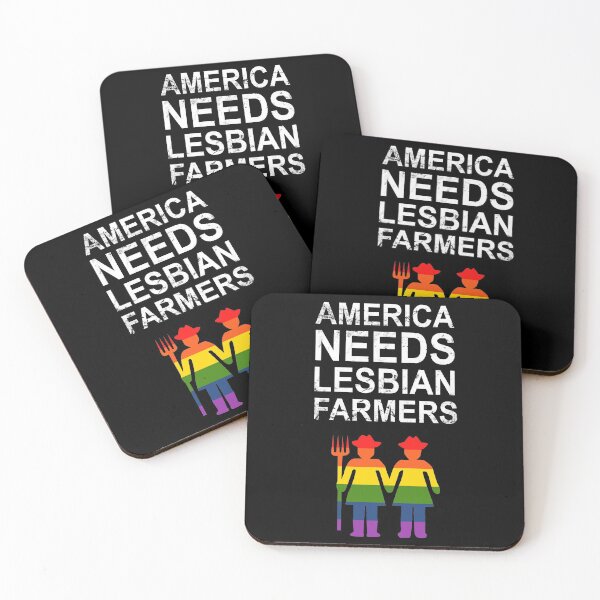 Item preview, American Needs Lesbian Farmers designed and sold by Soutimselingt.