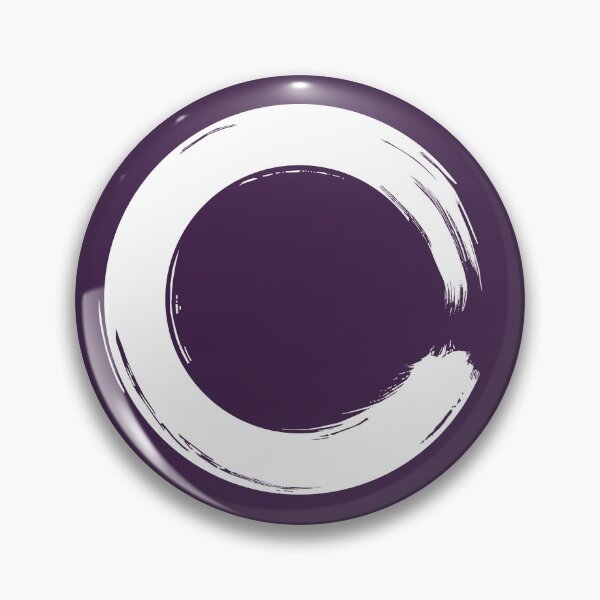 Item preview, Purple Creative Enso Circle - Zen Calligraphy designed and sold by Creativeenso.