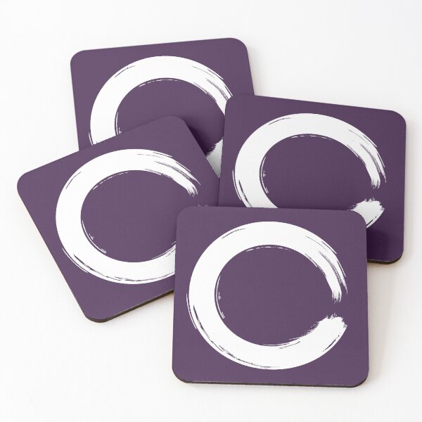 Item preview, Purple Creative Enso Circle - Zen Calligraphy designed and sold by Creativeenso.