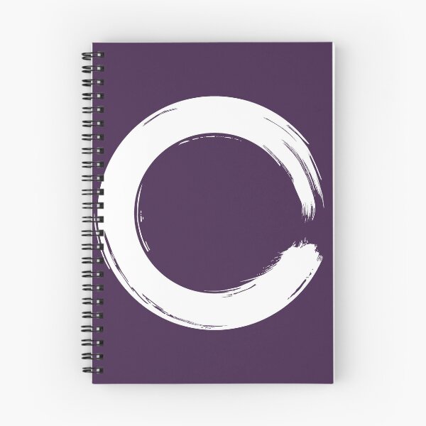 Item preview, Purple Creative Enso Circle - Zen Calligraphy designed and sold by Creativeenso.