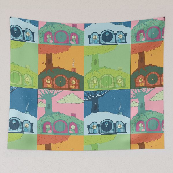 Item preview, Bag End Through the Seasons designed and sold by Arwyn Jones.