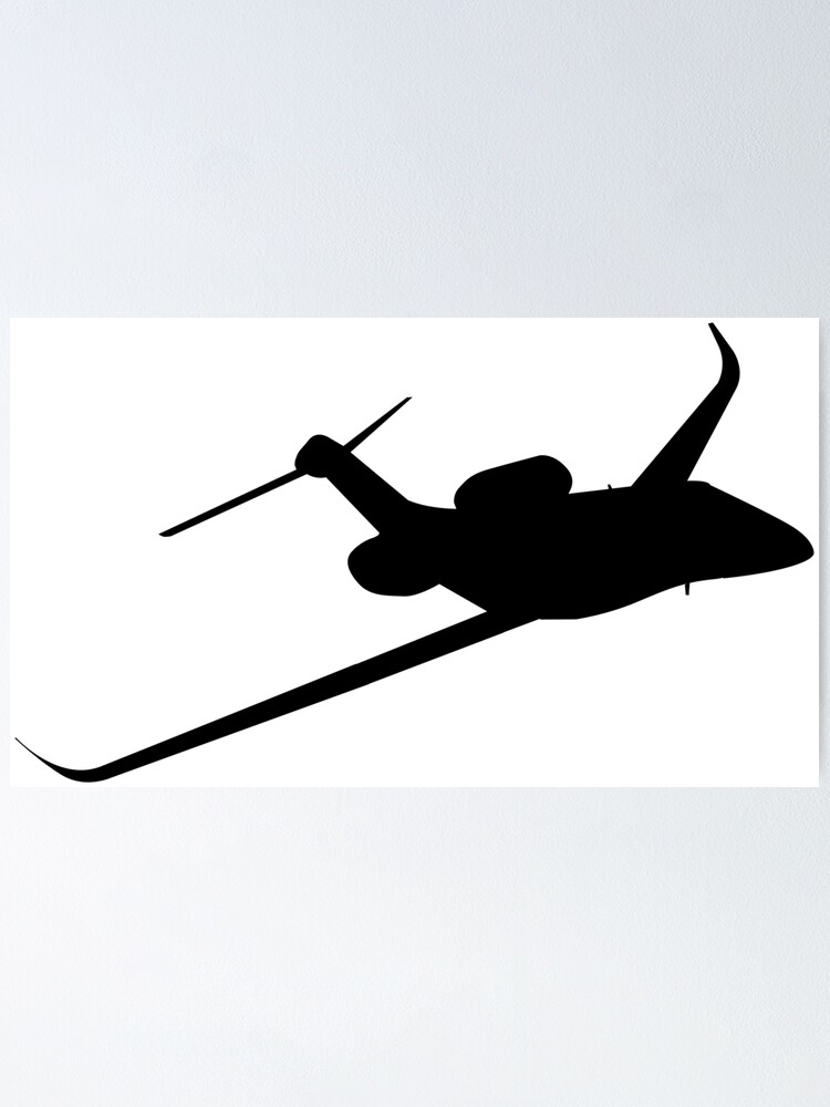 Cessna Citation X Silhouette Poster By Northstardc4m Redbubble
