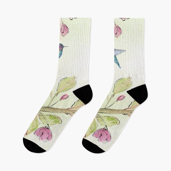 Item preview, Hummingbird and spring blossoms  designed and sold by ShaunaMcc.