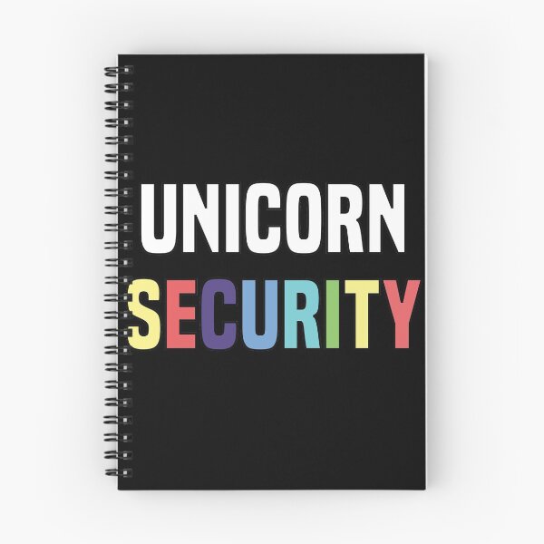 Item preview, Rainbow Unicorn Security - Colorful Unicorn Rainbow Girly Design for Unicorn Lovers designed and sold by Prince - Bestseller ★★★★★.