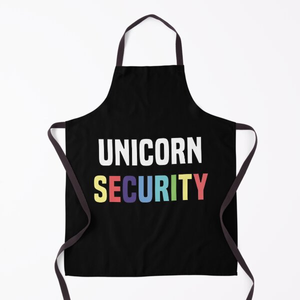 Item preview, Rainbow Unicorn Security - Colorful Unicorn Rainbow Girly Design for Unicorn Lovers designed and sold by Prince - Bestseller ★★★★★.