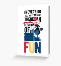 Mary Poppins Greeting Card