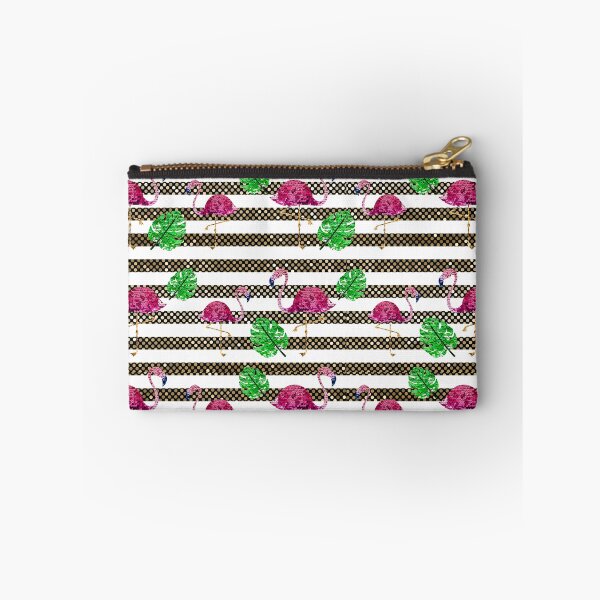 Item preview, Flamingo sequin stripe designed and sold by MrJean.