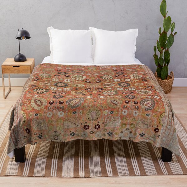 Item preview, Antique Tabriz Persian Rug Print designed and sold by Vicky Brago-Mitchell®.