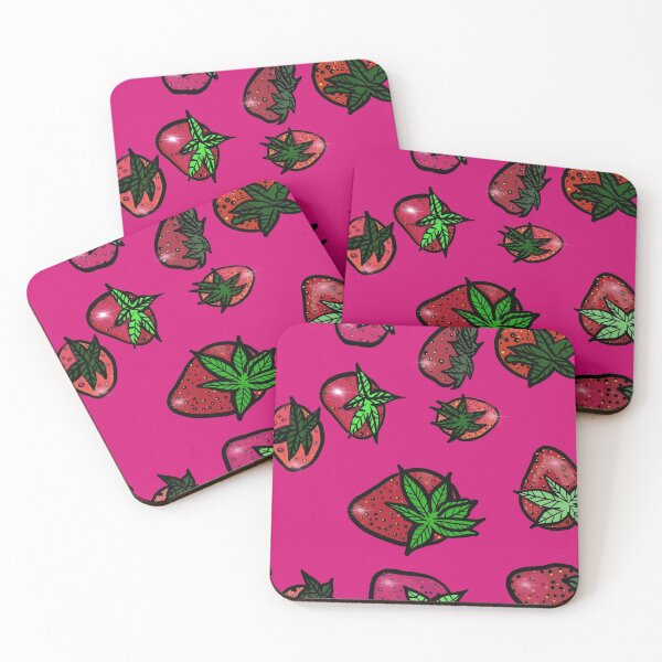Item preview, Pink strawberries designed and sold by Robyn Holmes.