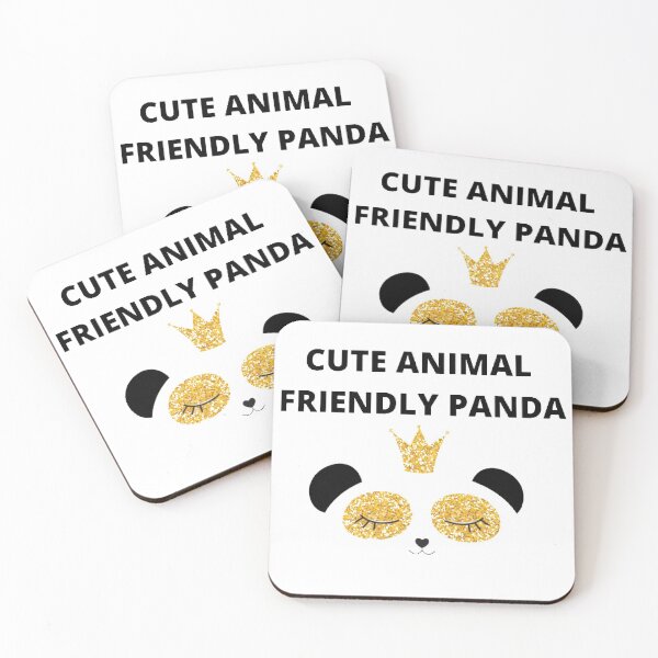 Item preview, CUTE ANIMAL FRIENDLY PANDA  designed and sold by M Mariatique.