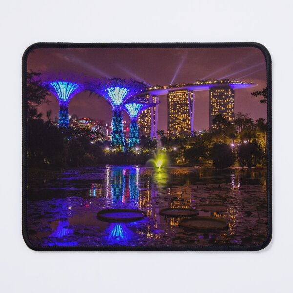 Item preview, Singapore skyline alight designed and sold by Funkylikeabee.