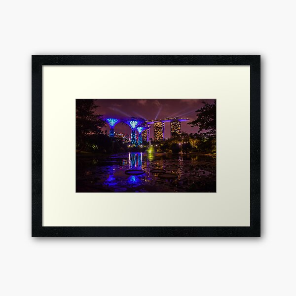 Item preview, Singapore skyline alight designed and sold by Funkylikeabee.