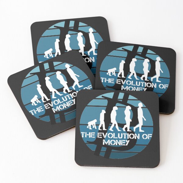 Item preview, The Evolution Of Money Crypto  designed and sold by Funny-Tees4U.