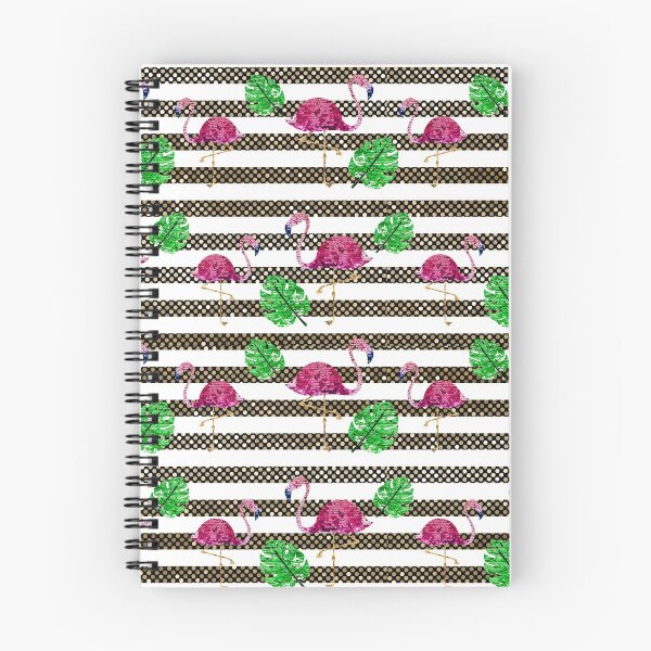 Item preview, Flamingo sequin stripe designed and sold by MrJean.