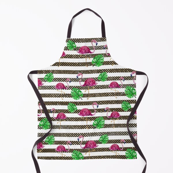Item preview, Flamingo sequin stripe designed and sold by MrJean.