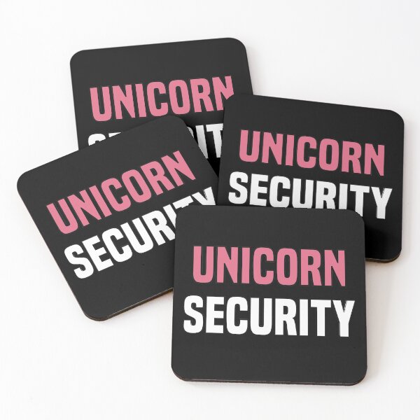 Item preview,  Rainbow Unicorn Security - Colorful Unicorn Rainbow Girly Design for Unicorn Lovers designed and sold by Prince - Bestseller ★★★★★.
