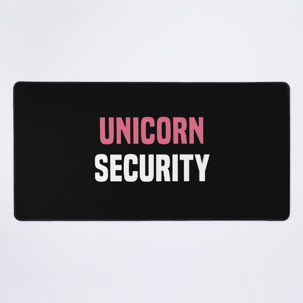 Item preview, Rainbow Unicorn Security - Colorful Unicorn Rainbow Girly Design for Unicorn Lovers designed and sold by Prince - Bestseller ★★★★★.