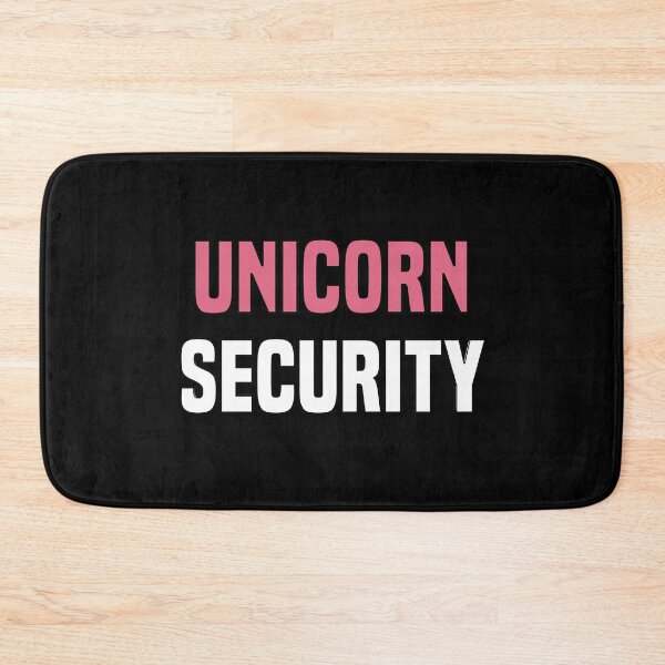 Item preview,  Rainbow Unicorn Security - Colorful Unicorn Rainbow Girly Design for Unicorn Lovers designed and sold by Prince - Bestseller ★★★★★.