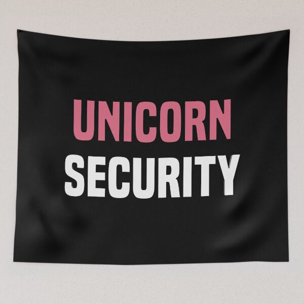 Item preview,  Rainbow Unicorn Security - Colorful Unicorn Rainbow Girly Design for Unicorn Lovers designed and sold by Prince - Bestseller ★★★★★.