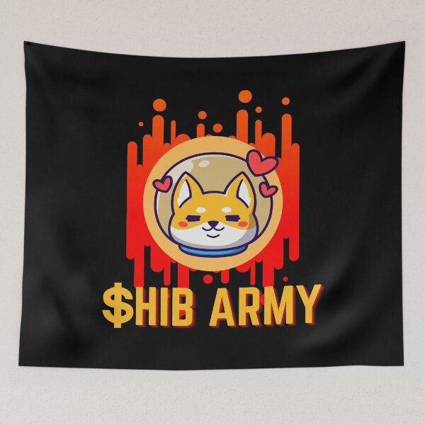 Item preview, Shib Army - Shiba Inu Coin Token Shiba Army HODL Crypto  designed and sold by Vibing-Right.
