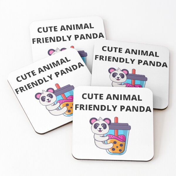 Item preview, CUTE ANIMAL FRIENDLY PANDA  designed and sold by M Mariatique.