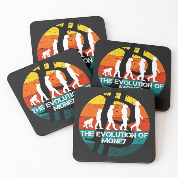 Item preview, The Evolution Of Money Crypto  designed and sold by Funny-Tees4U.