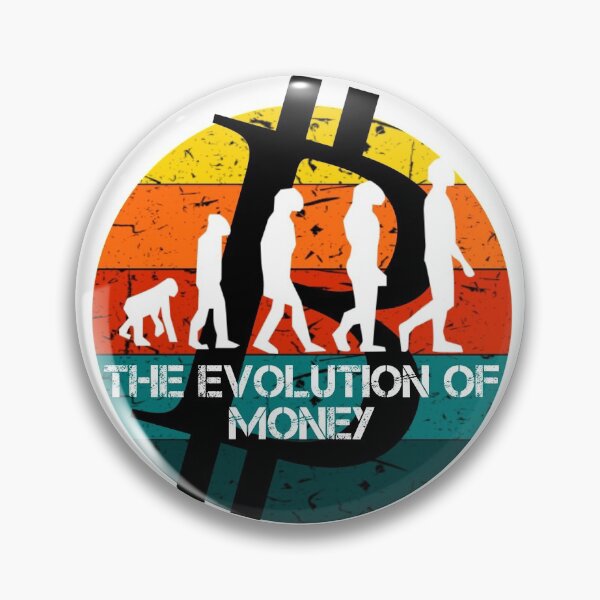 Item preview, The Evolution Of Money Crypto  designed and sold by Funny-Tees4U.