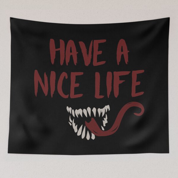 Item preview, Have a Nice Life (Red and Gray) designed and sold by FilipeFerreira.