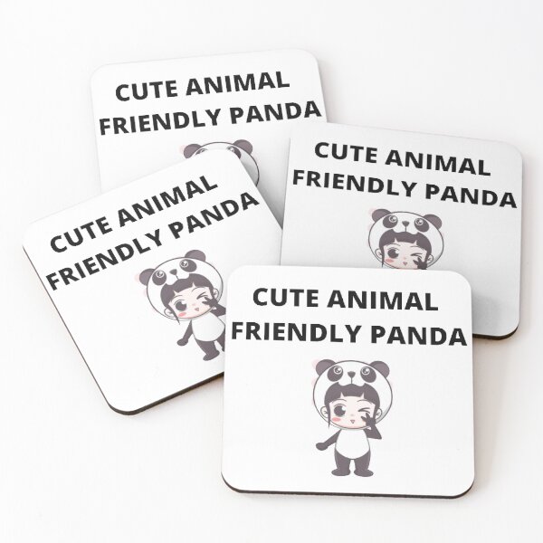 Item preview, CUTE ANIMAL FRIENDLY PANDA  designed and sold by M Mariatique.