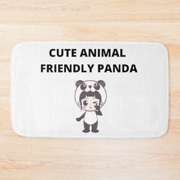 Item preview, CUTE ANIMAL FRIENDLY PANDA  designed and sold by M Mariatique.