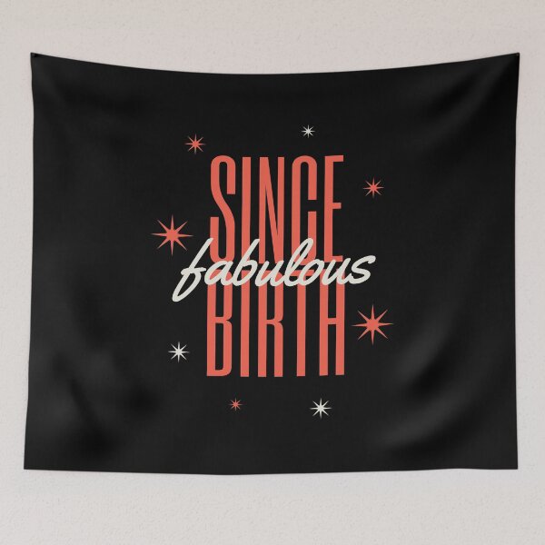 Item preview, Shiny Since Birth Fabulous - Retro Funny Cute Idea designed and sold by Recti.