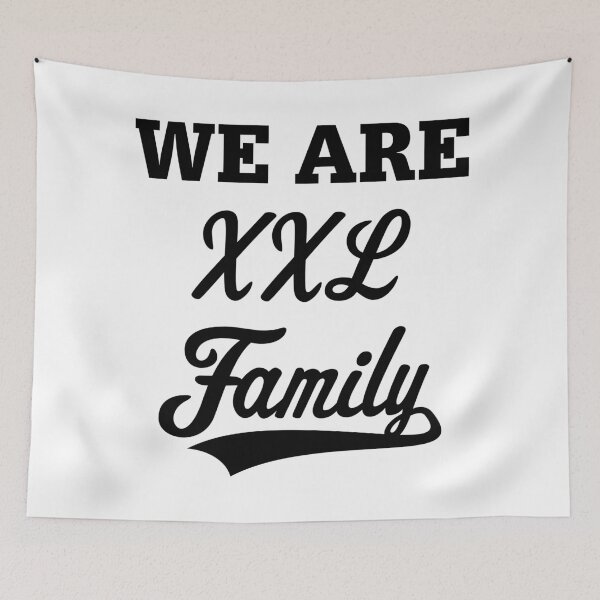 Artikelvorschau, We Are XXL Family (Familie / Vater / Mutter / Kinder / Black) entworfen und verkauft von MrFaulbaum.