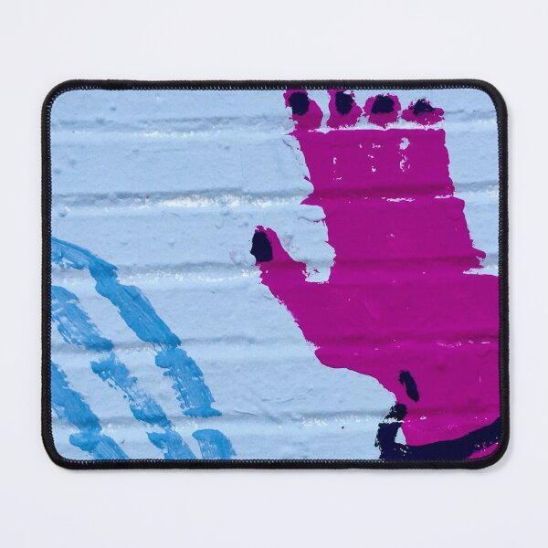 Item preview, Arm plant abstract blue pink designed and sold by Tropical Blood.