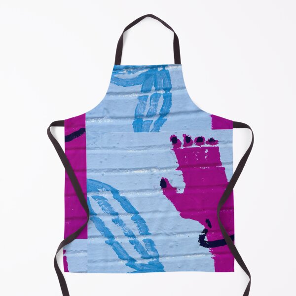 Item preview, Arm plant abstract blue pink designed and sold by Tropical Blood.